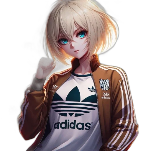 jacket, robot, weapon, face, anime, pixel art, fantasy art, concept art transparent PNG cut-out