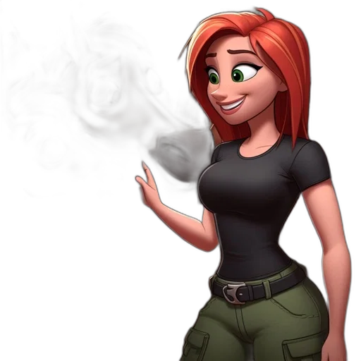 staff, dress, weapon, jacket, concept art, cartoon, fantasy art, 3d render transparent PNG cut-out