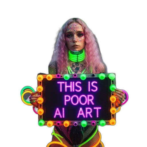 robot, jewelry, staff, weapon, cyberpunk, pixel art, vaporwave, concept art transparent PNG cut-out