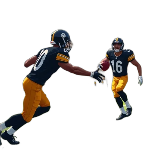 concept art, digital, illustration, football, game, progress, two, players transparent PNG cut-out