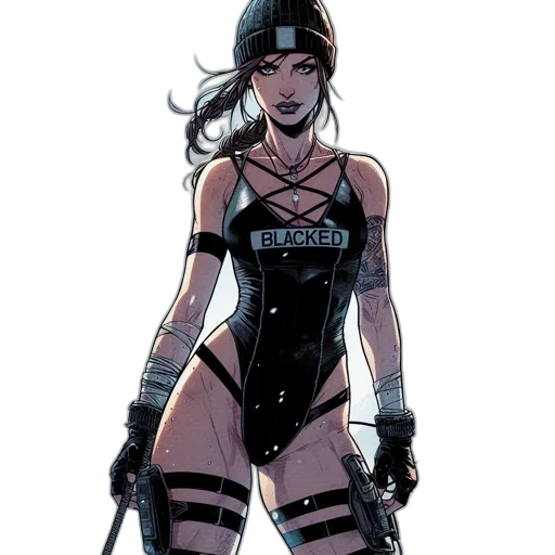 weapon, comic book art, cyberpunk, concept art, fantasy art, dark, monochrome, blue transparent PNG cut-out