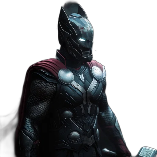mask, comic book art, concept art, 3d render, fantasy art, dark, monochrome, figure transparent PNG cut-out