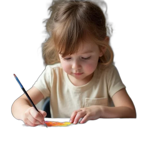face, photorealistic, oil painting, watercolor, pencil sketch, child, painting, watercolors transparent PNG cut-out