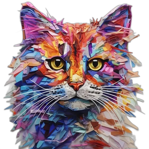 animal, jacket, mask, dress, photorealistic, watercolor, pixel art, fantasy art transparent PNG cut-out
