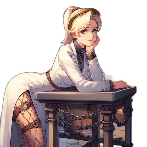 staff, dress, furniture, weapon, anime, pixel art, concept art, fantasy art transparent PNG cut-out