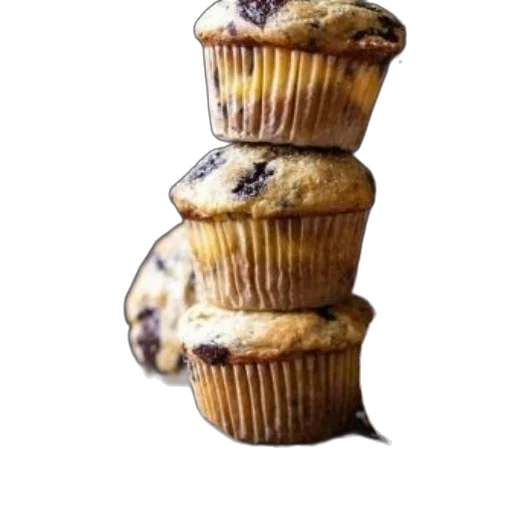 food, crown, weapon, photorealistic, 3d render, stack, blueberry, muffins transparent PNG cut-out