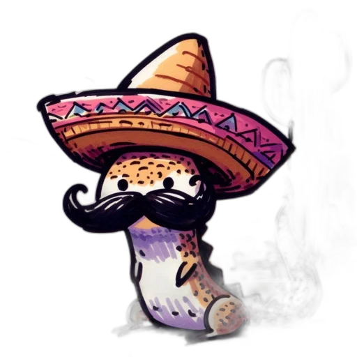 hat, staff, animal, mask, concept art, pixel art, fantasy art, watercolor transparent PNG cut-out