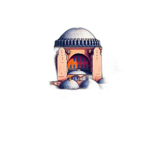 building, crown, umbrella, jewelry, pixel art, concept art, 3d render, watercolor transparent PNG cut-out