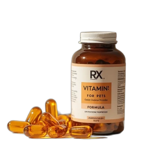bottle, vitamins, pets, formula, dog, cat, capsules transparent PNG cut-out