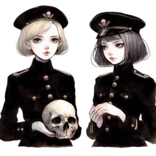 staff, concept art, pixel art, fantasy art, anime, dark, monochrome, blue transparent PNG cut-out