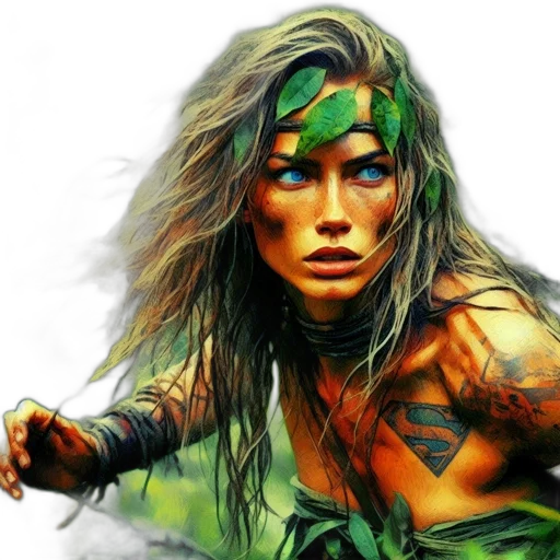 face, dragon, fantasy art, comic book art, photorealistic, concept art, green, woman transparent PNG cut-out