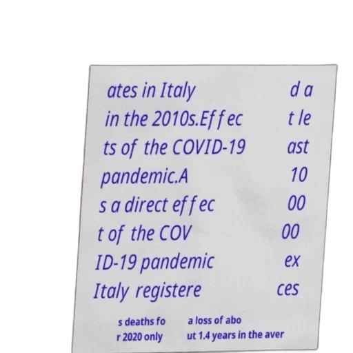 effects, covid-19, pandemic, italy, least, 000, excess, deaths transparent PNG cut-out