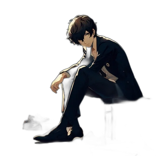 shoes, jacket, watercolor, concept art, photorealistic, cartoon, fire, monochrome transparent PNG cut-out