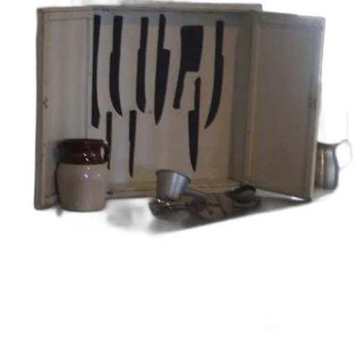 furniture, food, robot, 3d render, earth tones, monochrome, rustic, kitchen transparent PNG cut-out