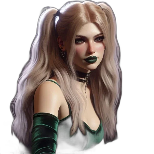 face, mask, fantasy art, concept art, photorealistic, pixel art, green, earth tones transparent PNG cut-out