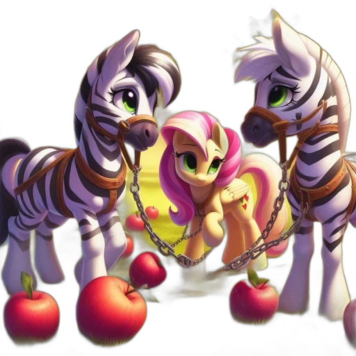 animal, staff, concept art, 3d render, fantasy art, watercolor, apple, orchard transparent PNG cut-out