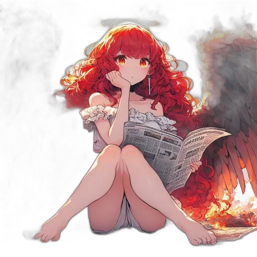 dragon, dress, creature, fantasy art, pixel art, anime, concept art, fire transparent PNG cut-out