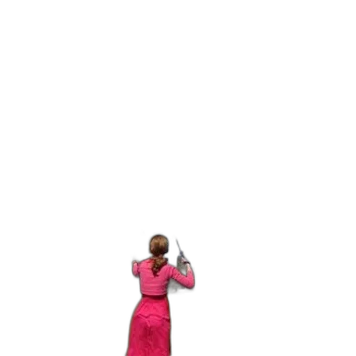 dress, staff, weapon, robot transparent PNG cut-out