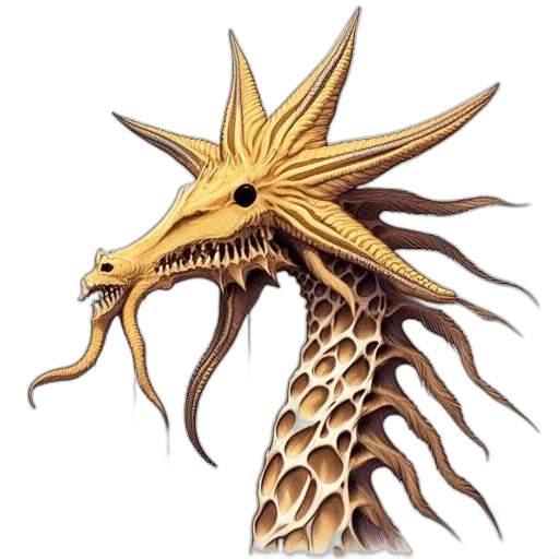 dragon, staff, crown, creature, fantasy art, concept art, 3d render, photorealistic transparent PNG cut-out