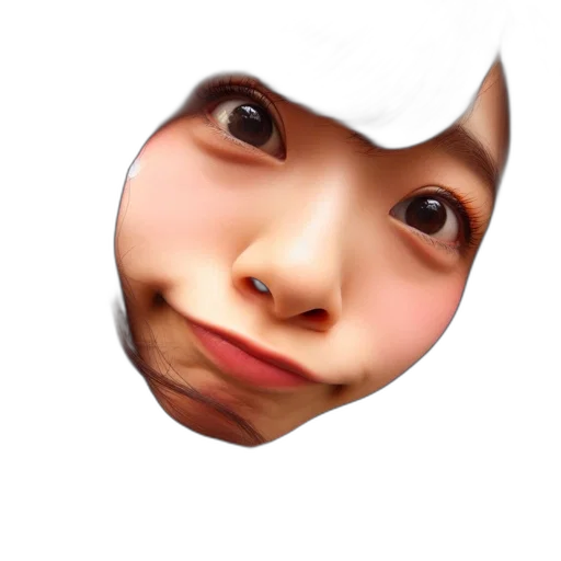 face, mask, creature, hat, photorealistic, anime, 3d render, cartoon transparent PNG cut-out
