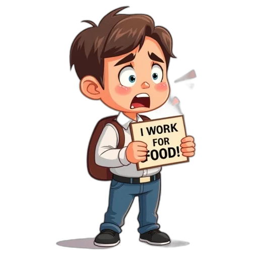 staff, food, jacket, robot, cartoon, 3d render, concept art, photorealistic transparent PNG cut-out