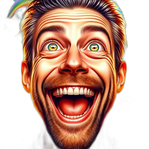 face, staff, creature, mask, photorealistic, cartoon, 3d render, comic book art transparent PNG cut-out