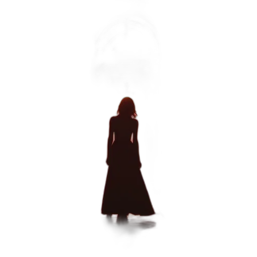 dress, umbrella, creature, robot transparent PNG cut-out