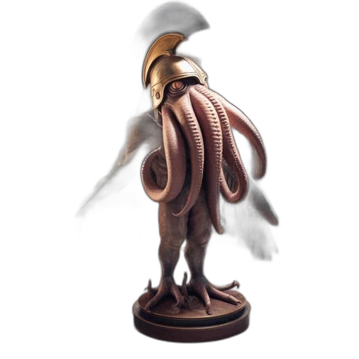 creature, staff, animal, dragon, 3d render, concept art, fantasy art, elegant transparent PNG cut-out