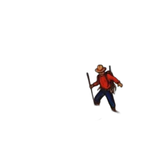 staff, sword, weapon, jacket, concept art, pixel art, 3d render, comic book art transparent PNG cut-out