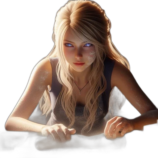 face, dress, jewelry, fantasy art, photorealistic, concept art, pixel art, fire transparent PNG cut-out