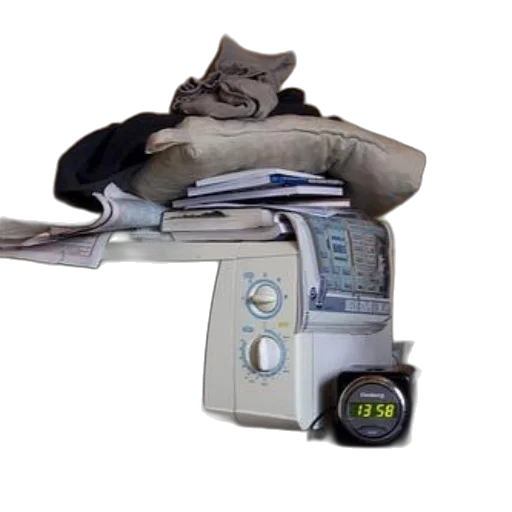 robot, staff, shoes, weapon, 3d render, cyberpunk, cluttered, microwave transparent PNG cut-out