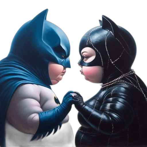 comic book art, concept art, photorealistic, fantasy art, two, stylized, human, figures transparent PNG cut-out