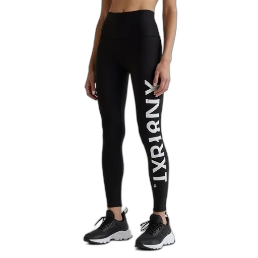 woman, wearing, dkny, logo transparent PNG cut-out