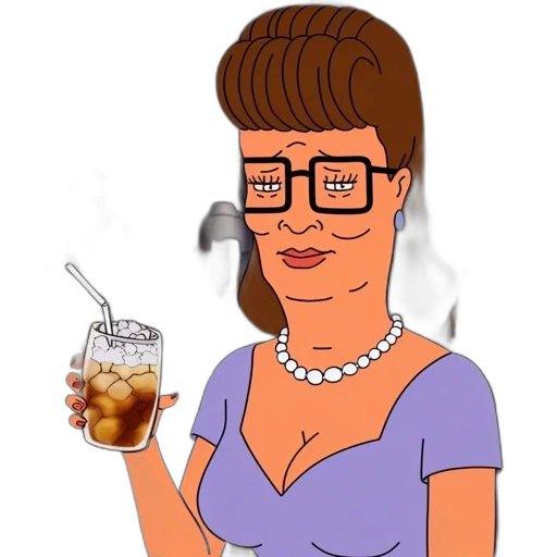 dress, jewelry, cartoon, vaporwave, photorealistic, illustrated, female, character transparent PNG cut-out