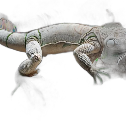 dragon, creature, animal, staff, photorealistic, 3d render, concept art, watercolor transparent PNG cut-out