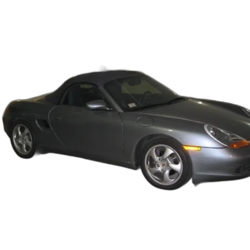 car, 3d render, photorealistic, sleek, gray, convertible, sports, parked transparent PNG cut-out