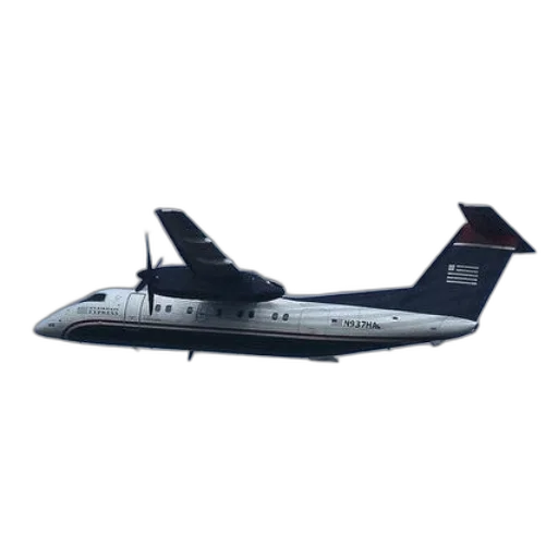 3d render, small, propeller, plane, flag, tail, flies, through transparent PNG cut-out