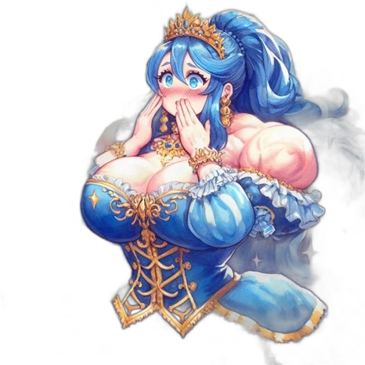 crown, dress, jewelry, weapon, concept art, fantasy art, pixel art, anime transparent PNG cut-out