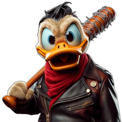 mask, jacket, animal, weapon, 3d render, concept art, photorealistic, comic book art transparent PNG cut-out