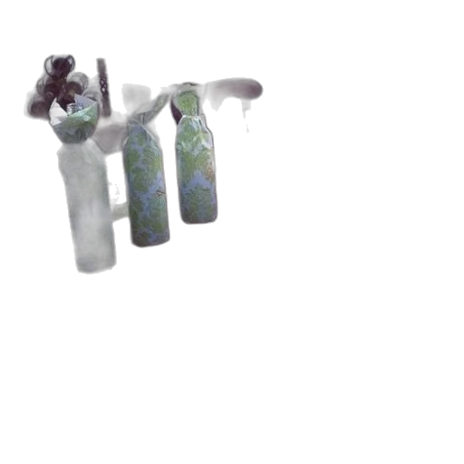 bottle, jewelry, weapon, staff, 3d render, vaporwave, concept art, photorealistic transparent PNG cut-out