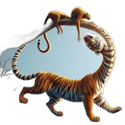 creature, dragon, animal, staff, concept art, fantasy art, 3d render, photorealistic transparent PNG cut-out
