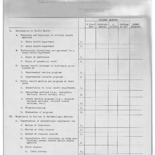 staff, document, titled, orientation, public, health, various, sections transparent PNG cut-out