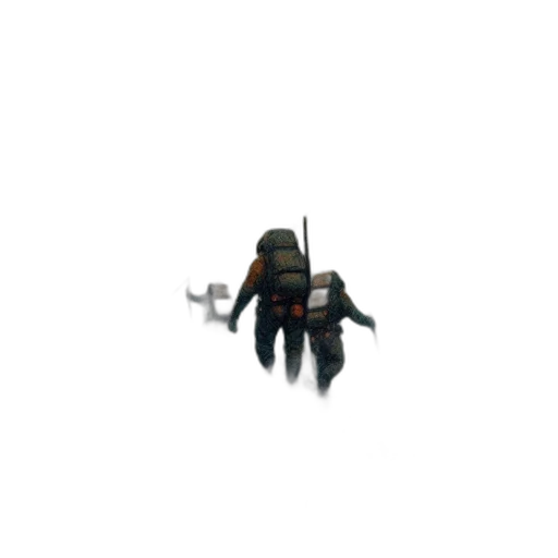 weapon, robot, creature, staff, pixel art, concept art, 3d render, fantasy art transparent PNG cut-out
