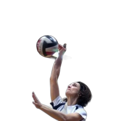 staff, face, hair, weapon, photorealistic, female, volleyball, player transparent PNG cut-out