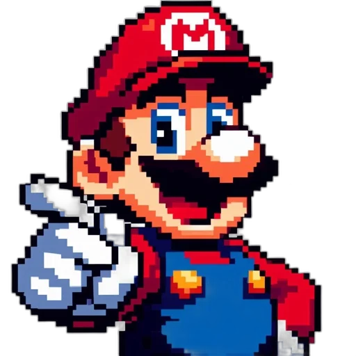 hat, staff, face, animal, pixel art, cartoon, concept art, 3d render transparent PNG cut-out