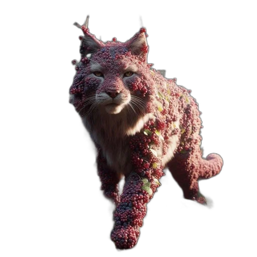 creature, animal, dragon, staff, 3d render, concept art, pixel art, photorealistic transparent PNG cut-out