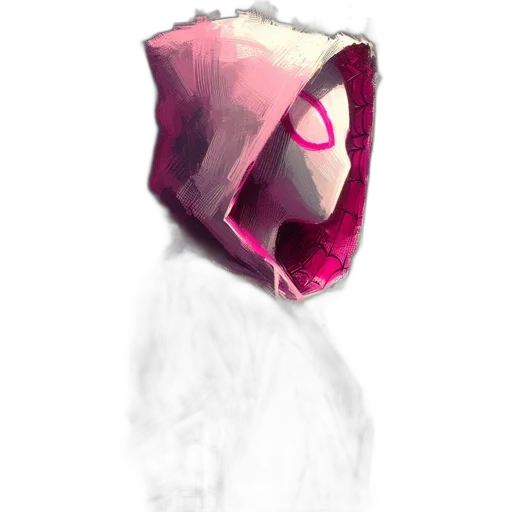 mask, jacket, hat, face, concept art, watercolor, 3d render, fantasy art transparent PNG cut-out