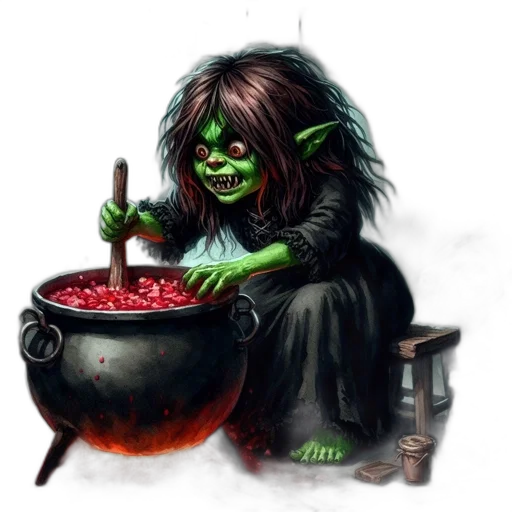 creature, food, staff, concept art, fantasy art, pixel art, photorealistic, dimly transparent PNG cut-out