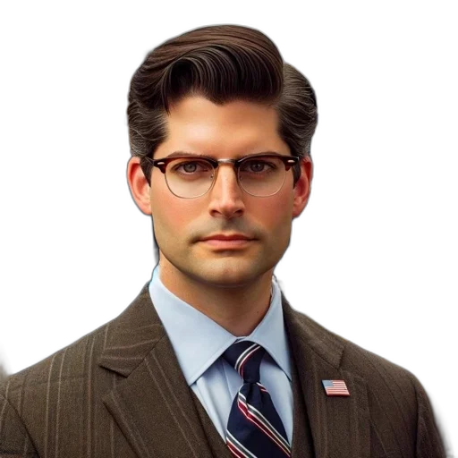 face, staff, jacket, photorealistic, concept art, cartoon, man, suit transparent PNG cut-out