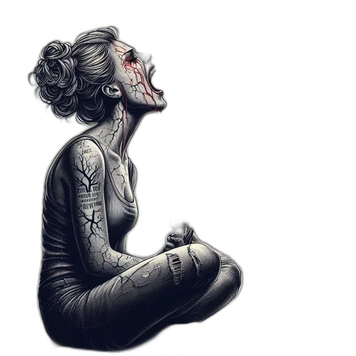 mask, face, creature, concept art, comic book art, fantasy art, photorealistic, dark transparent PNG cut-out